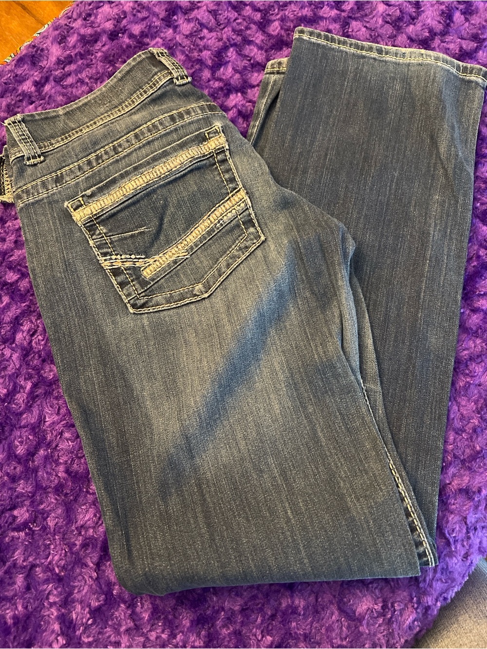 BKE Women's Dark Blue Boot Cut Jeans